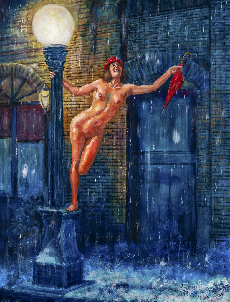 Cantando desnuda bajo la lluvia por Pictor Mulier