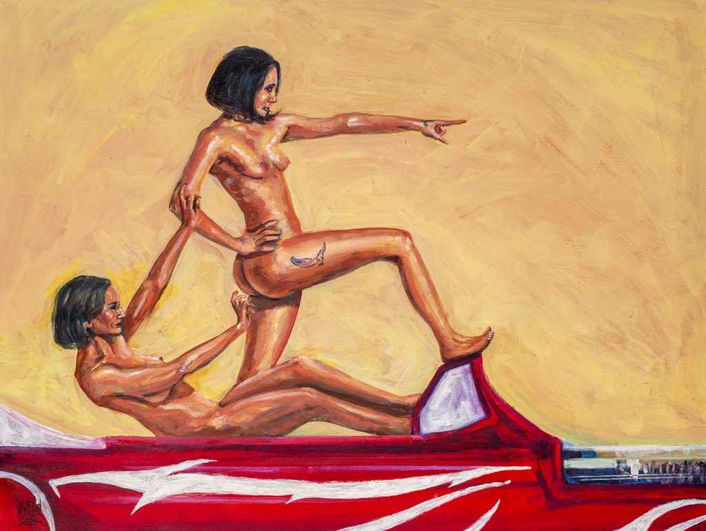 Grease nude lightnin by Pictor Mulier
