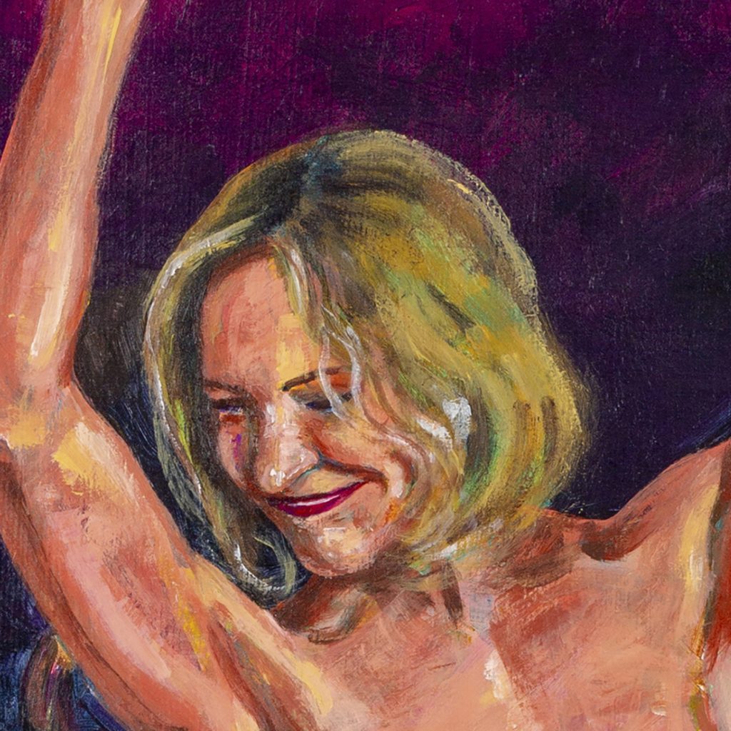 Detalle de "El guante de Gilda"