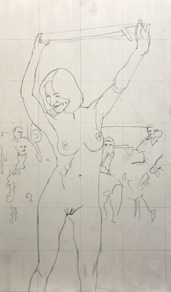 El guante de Gilda (proceso creativo 1)