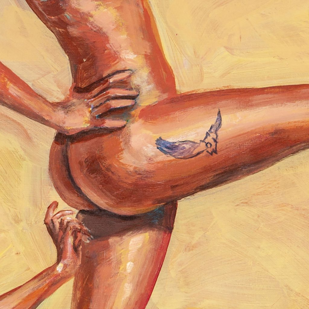 Detalle de "Grease nude lightnin"